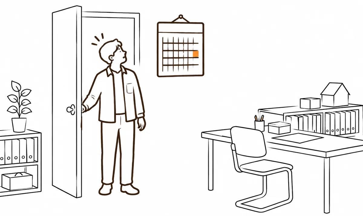 定休日の事務所に出社してしまった社長